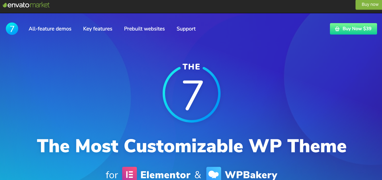 The7 Best Premium WordPress theme