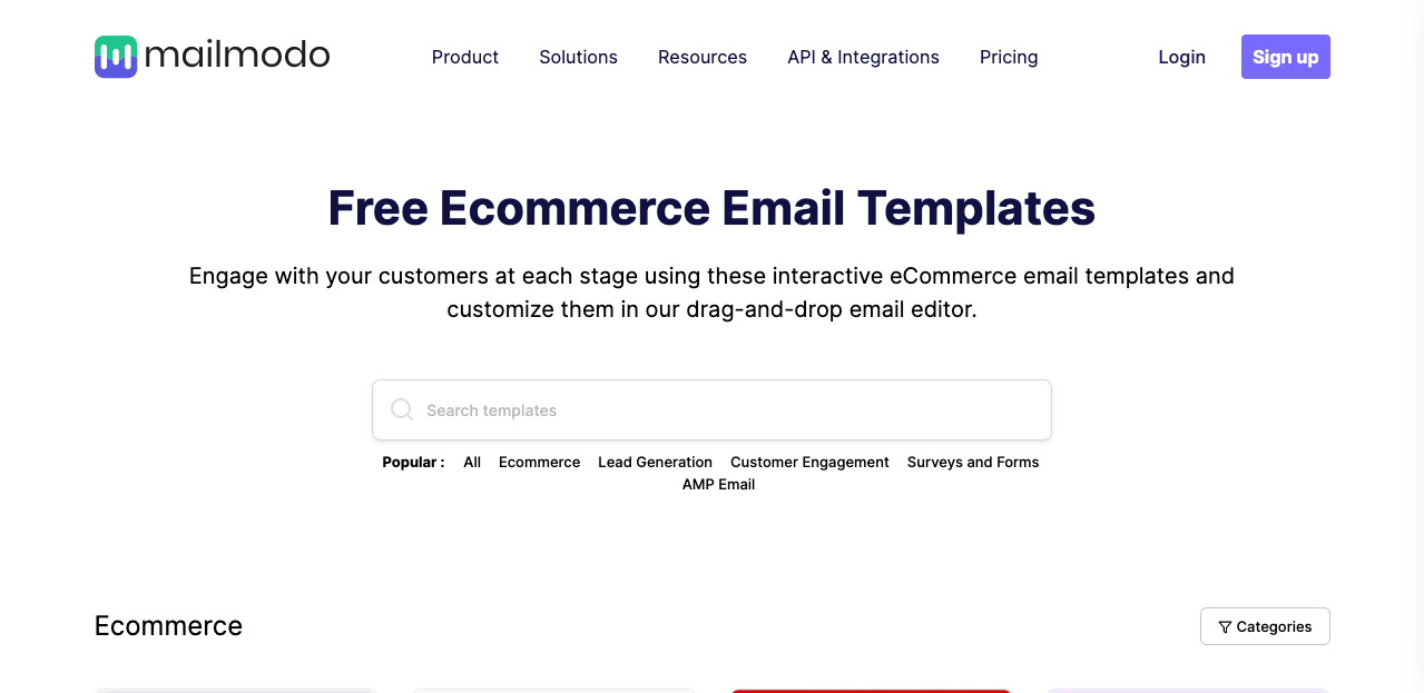 Mailmodo for eCommerce