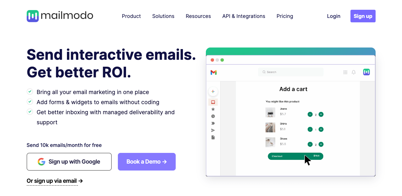 What is Mailmodo?