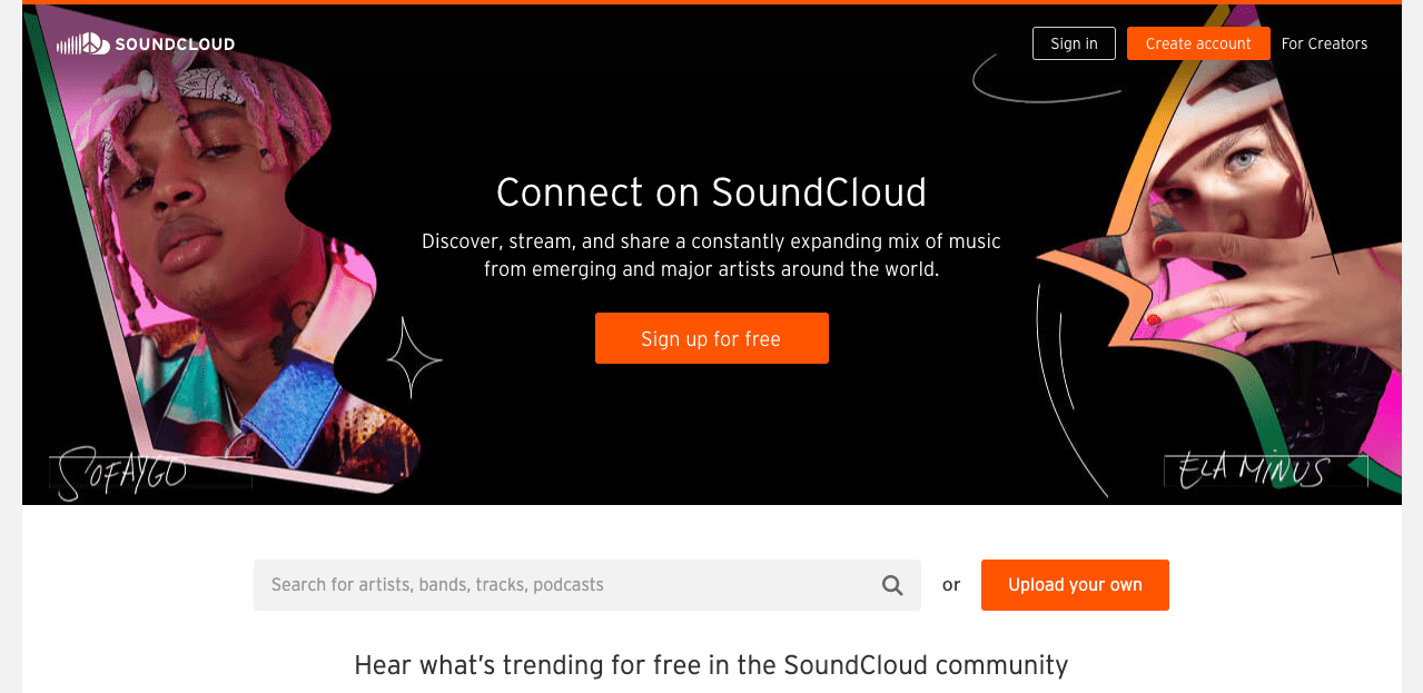 Soundcloud best Spotify alternatives
