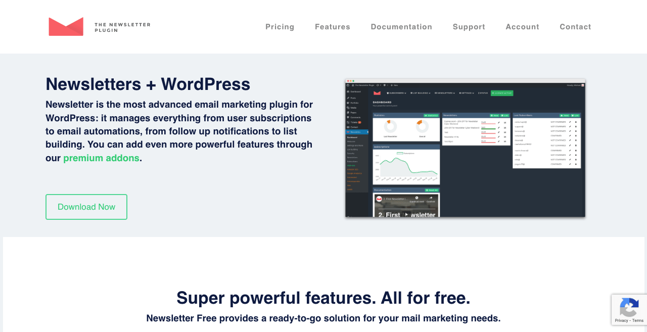 Newsletter plugin for WordPress