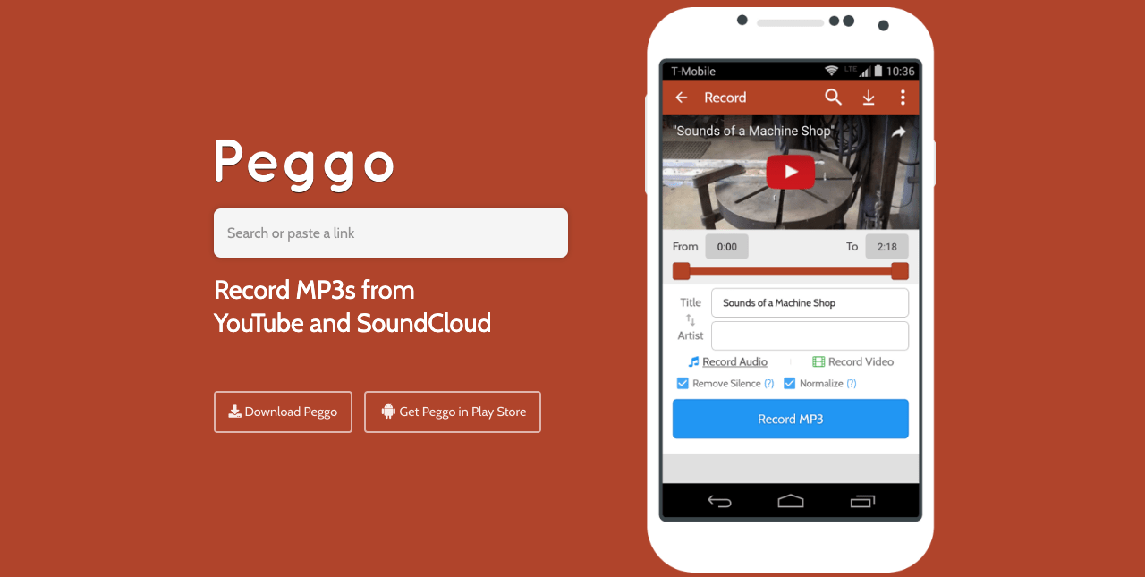 Best Free YouTube to MP3 Converter for Mobile | Peggo